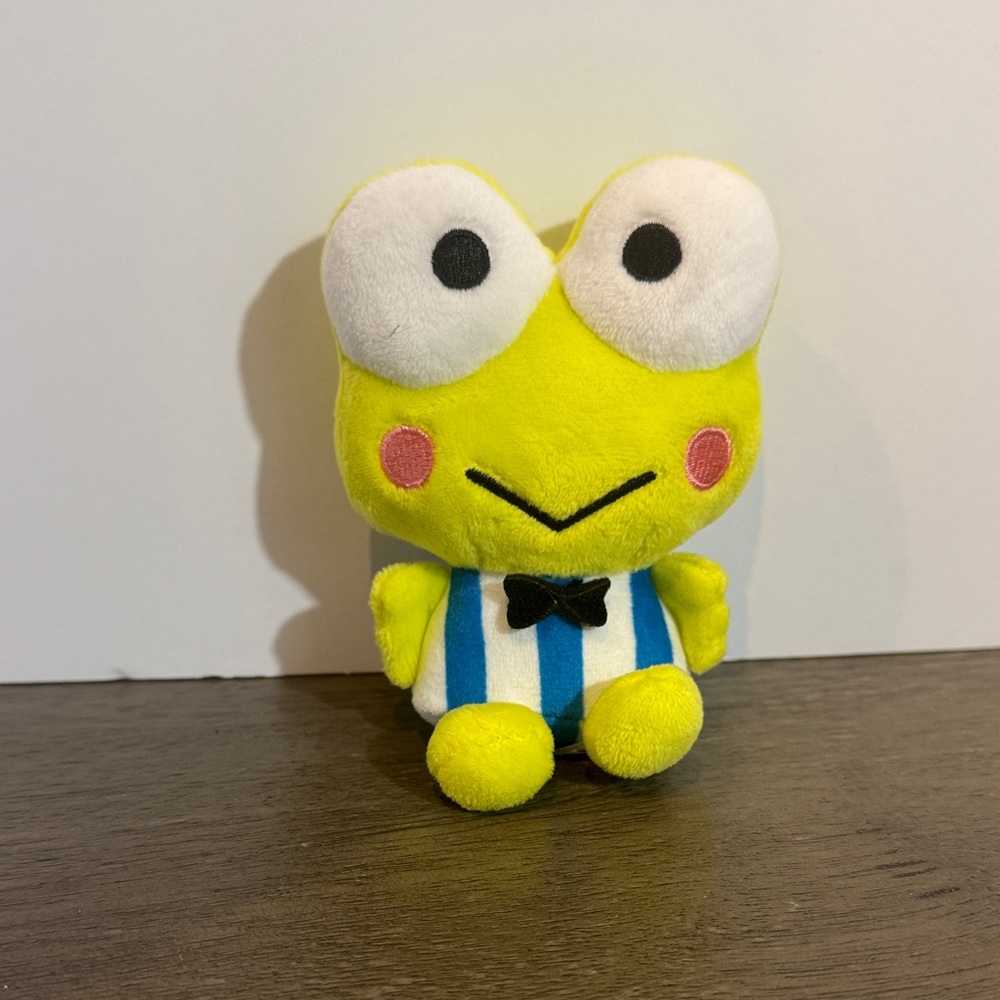 Sanrio Kero Keroppi Small Plush Blue Stripes Round 1 One Collectible